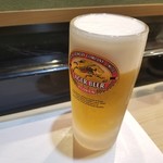 量平寿司 - 生ビール