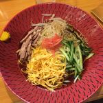 青竹手打ちらーめん 夢現 - 今年初の冷し中華、850円
      