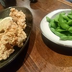 Hanabi - 唐揚げ、枝豆