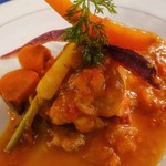 プールトワ - 鶏肉のリヨン風煮込み