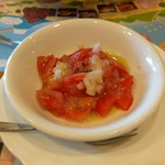 さわやか - トマトサラダ　お肉の合間に食べるとフルーツみたいに甘く爽やか