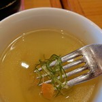 さわやか - ランチスープ　ネギじゃなくてめかぶだったの！　小ワザ出してくるね〜