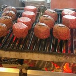 さわやか - ここが炭焼きコーナー　見応えあり！