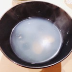 鮨 はしもと - 2018.3.  蜆の出汁