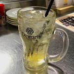 博多串焼き バッテンよかとぉ - 「ハニーハイボール」(50円+30円)。@ハッピーアワー。