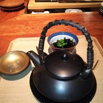 中島町倶楽部 - 蛤と筍、新ワカメの小鍋仕立て