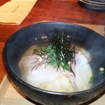 中島町倶楽部 - 鯛の酒盗茶漬け