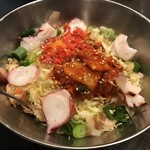 弁天 お好み焼き・もんじゃ - タコキムチ天