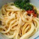 三嶋製麺所 - 鷹の爪を入れて