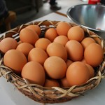三嶋製麺所 - 卵たくさん