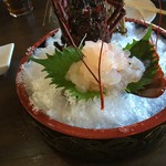 地魚料理　信 - 伊勢えびのお造り