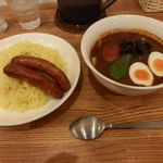 ラム挽き肉とトマトのキーマスープカレー　980円