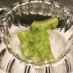 食べるお宿 浜の湯 - セロリ浅漬け