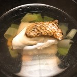 食べるお宿 浜の湯 - 止肴 平目昆布〆