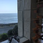 食べるお宿 浜の湯 - 入り口からの景色