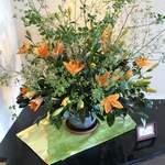 食べるお宿 浜の湯 - ロビーにあった花