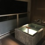 食べるお宿 浜の湯 - 夜の部屋着き露天風呂