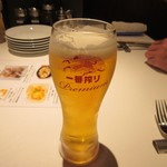 waimbisutorohakatanishinakasubudounoki - 
      先ずは３人でビールで乾杯です。