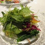 waimbisutorohakatanishinakasubudounoki - サラダは岡垣町で採れた野菜をたっぷり使ったサラダです。