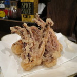 まねき屋 - イカゲソ揚げ 300円(2018年4月)