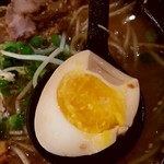 らーめんハウス北海道 - 【2018.4.8(日)】みそらーめん(並盛)$9.50の半味玉