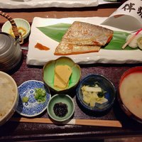 高級ブランド干物 『銀座伴助』 銀座本店 - 太刀魚干物定食