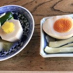 そば舎 あお - お通し