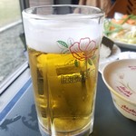 Asahi Biruen Shiroishi Hamanasukan - ビールはジョッキも清潔で合格！