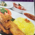 Bebek Bengil - メニュー：アヒルだけでなくチキンも選べます