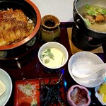うなぎの味栄 - 上ひつまぶし定食(4000円)