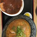 Chuukasoba Hiromatsu - 中華そばとカツ丼のセット