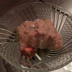 Ikaiseki Jin - カルパッチョ的な感じでした。下にお刺身入っています。