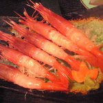 大衆割烹さかえ - ボタン海老の造り