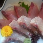 美よし野寿司 - タイ＆ハマチ（釣果）