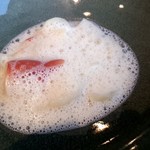 meli melo - 十勝のゆり根と北寄貝、はまぐりのスープがけ