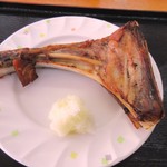 小川港魚河岸食堂 - マグロのカマ焼き６００円