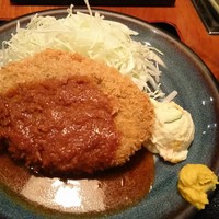 肉鮮問屋 佐々木 - 佐々木　メンチカツ定食