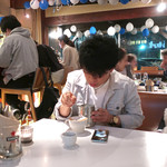 アネア　カフェ - ラテ・アート開始〜♬