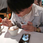 アネア　カフェ - お手元のアップ