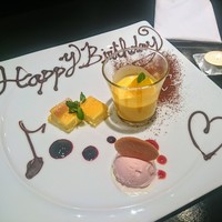 ステーキハウス ビーフオークマ 名古屋店 - バースディプレート