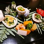 北新地 湯木 - 八寸（節分仕様）