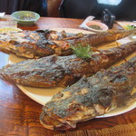 魚山人 - マゴチの焼きもの