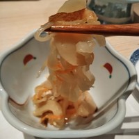 おたる政寿司 新宿店 - [料理] 小鉢 (切り干し大根の煮物) ②
