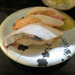 廻転とやま鮨 - 炙り３種