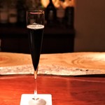 バー ル・サロン - ブラッドオレンジのカクテル