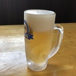 海鮮食堂 太陽 - 2018年4月6日  生ビール (キリン淡麗) 350円