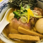 らーめん いまるや - 塩らーめん+チャーシュー増し+半熟味付玉子【料理】