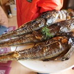 魚山人 - 大きなまごちの塩焼き