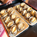 魚山人 - アワビのバター焼き1人1個