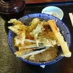 Shunsai Tei - 七種の春野菜天丼。